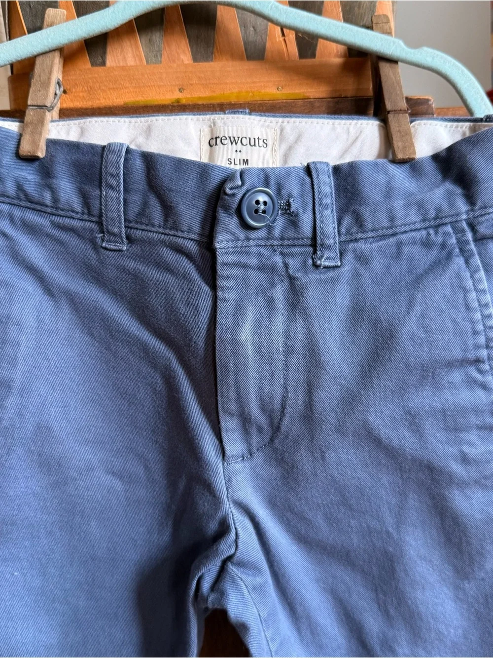 Crewcuts Boys Slate Blue Chino Pants